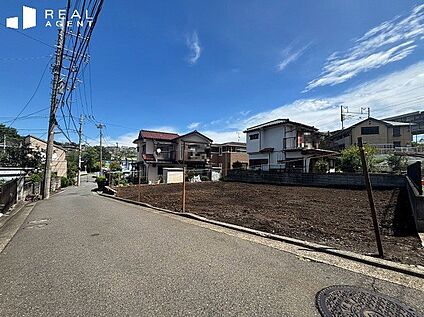 現地前面道路