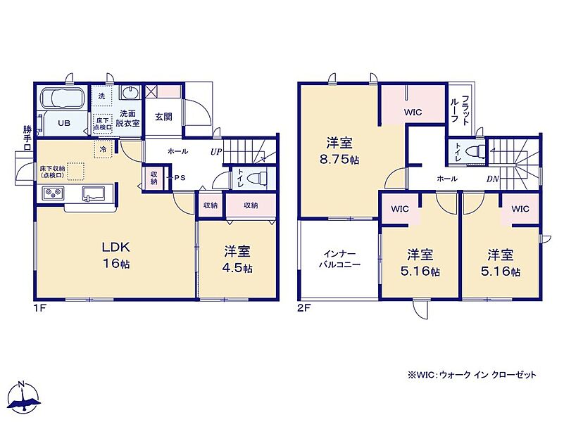 1号棟間取り図