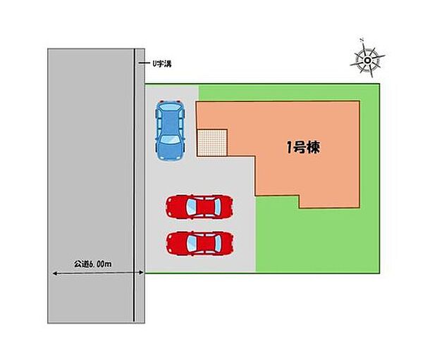 駐車３台可能（車種による）！
急な来客時や、ご家族の自転車スペースとしても大活躍♪