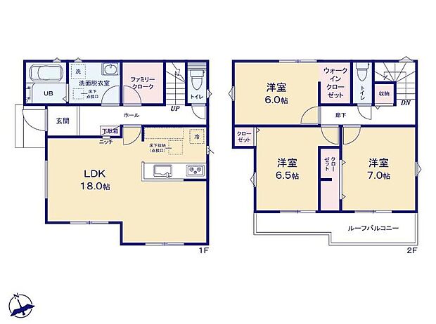 (1号棟)、価格2799万円、3LDK、土地面積140.07m2、建物面積98.32m2