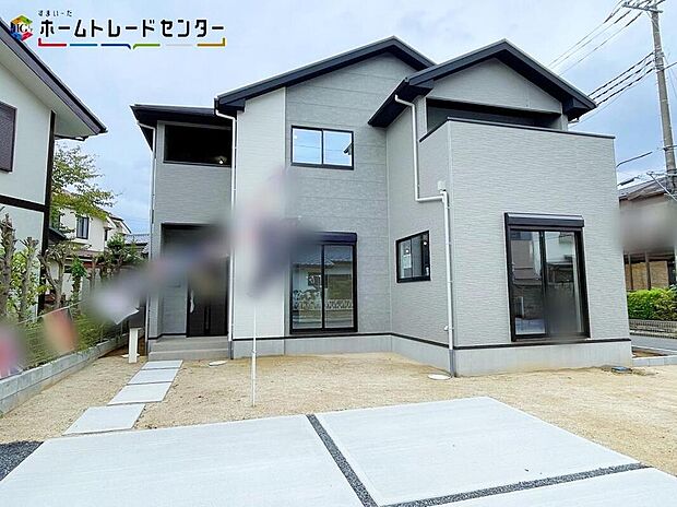 【現地外観写真】基本のデザインに立ち返り、ワンランク上のシンプルを追求しました!平日・お仕事帰りなど、いつでもご案内致します!ご希望の際はお気軽に!