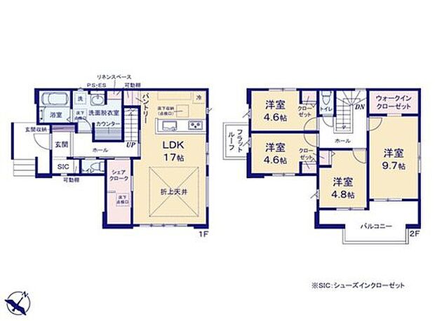 【4LDK】キッチン周辺は知らず知らずのうちに、物が増えてしまいます！収納スペースがあれば置き場所に困りませんね！災害用保存食の備蓄などもしまえて安心に生活できます！