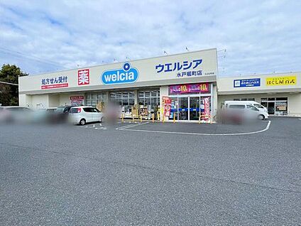 ウエルシア水戸堀町店 620m(徒歩８分)