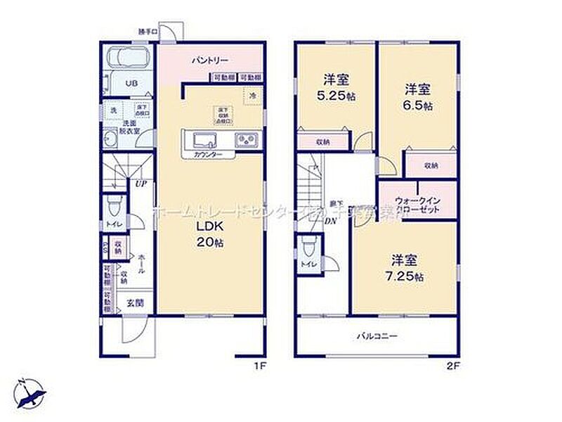 (1号棟)、価格3290万円、3LDK、土地面積182.11m2、建物面積114.26m2