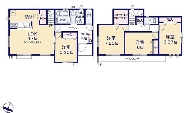 (B号棟)、価格4190万円、4LDK、土地面積200.65m2、建物面積101.85m2