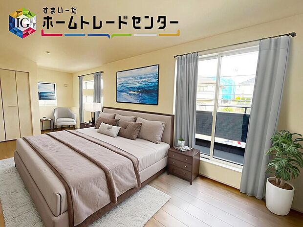 ◆休日にご家族揃ってご見学はいかがでしょうか♪実際の現地を見てみると図面などではわからない、新たな発見もありますのでまずはお気軽にお問い合わせください♪※家具はCGでございます。