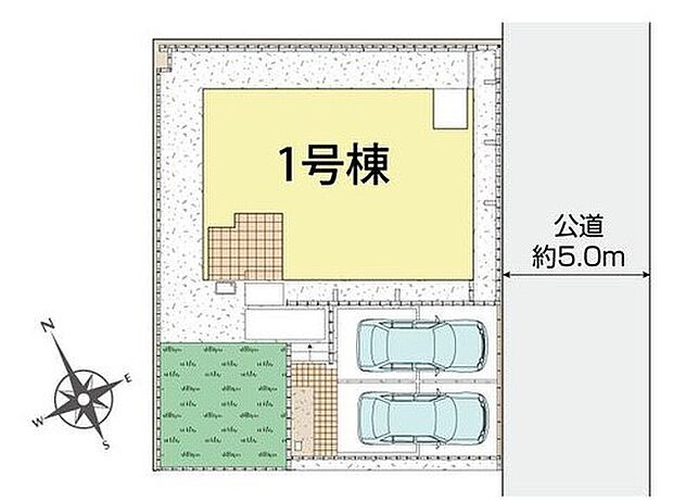 ≪全体区画図≫
カースペース2台分♪