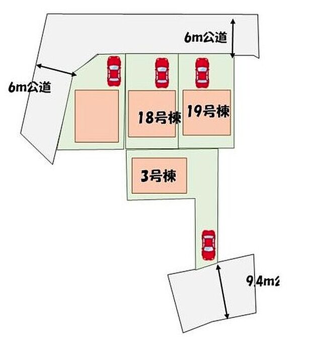 カースペースあり♪角地につき解放感溢れる環境です♪