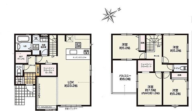 (1号棟)、価格3788万円、4LDK、土地面積165.11m2、建物面積108.88m2