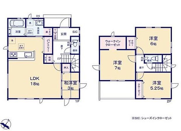 【4LDK】収納も多く住みやすい邸宅です♪ご家族での生活に寄り添う設計となっております。