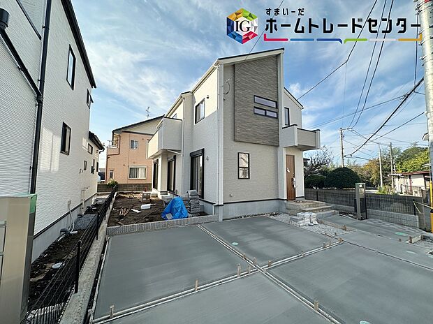 【現地外観写真】◆平日・お仕事帰りなど、いつでもご案内させていただきます！デザイン・目に見える設備面も大切ですが、耐震構造で地震に強い家の為、次代へ繋ぐ強固な住宅です。