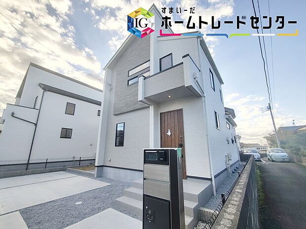 【現地外観写真】◆資料送付・ご見学即対応！建物完成しておりますので、室内ご内覧いただけます♪ご不明点等、スタッフがしっかりと説明させていただきますので、安心して現地をご覧ください♪