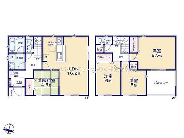 【4LDK】リビング隣の和室は、客間としは勿論、お昼寝スペースや書斎など、多目的にお使い頂けますので、大変便利です♪ルーフバルコニーでは大きく広がる青空を眺めながら快適にお過ごしいただけます♪