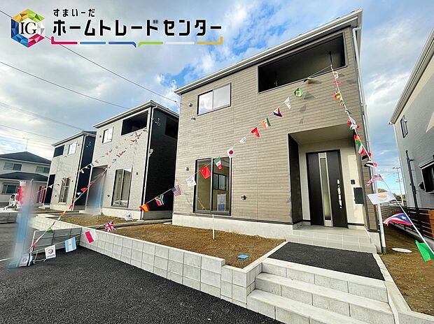 【現地外観写真】◆平日・お仕事帰りなど、いつでもご案内させていただきます！デザイン・目に見える設備面も大切ですが、耐震構造で地震に強い家の為、次代へ繋ぐ強固な住宅です。