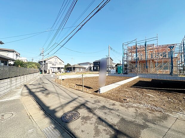 【現地外観写真】◆耐震性能にこだわる「飯田グループ」の家です！お客様のすまいと安全を守る大切な住宅だからこそ、実際の建物の作りと安心感をぜひ現地にてご体感ください！ご見学予約受付です！