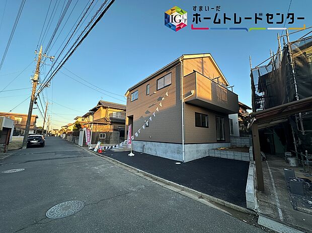 【現地外観写真】◆耐震性能にこだわる「飯田グループ」の家です！お客様のすまいと安全を守る大切な住宅だからこそ、実際の建物の作りと安心感をぜひ現地にてご体感ください！ご見学予約受付です！

