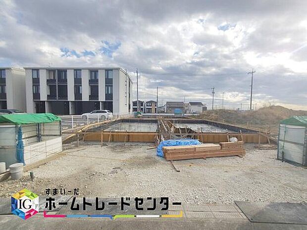 【現地外観写真】◆休日にご家族揃ってご見学はいかがでしょうか♪実際の現地を見てみると図面などではわからない、新たな発見もありますのでまずはお気軽にお問い合わせください♪

