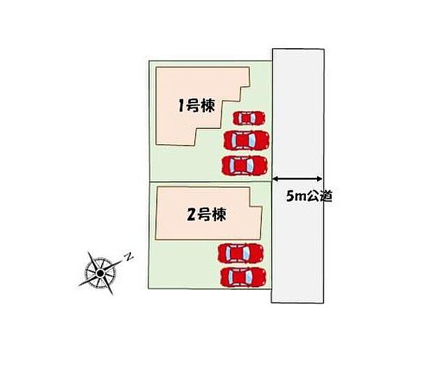 【 全体区画図 】きれいな整形地♪