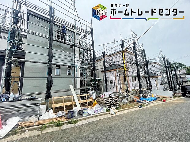 【現地外観写真】◆平日・お仕事帰りなど、いつでもご案内させていただきます!デザイン・目に見える設備面も大切ですが、耐震構造で地震に強い家の為、次代へ繋ぐ強固な住宅です。
