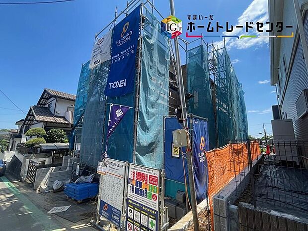 【現地外観写真】◆≪お問い合わせ当日のご内覧もお任せください♪≫耐震に優れた工法を採用、一生住む家だから構造にも環境にもこだわりを。地震に強いオリジナル工法を是非お確かめ下さい♪