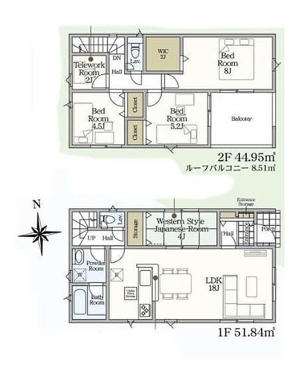 【4LDK】広々としたLDKに、自分好みのインテリアでレイアウト。季節ごとに模様替えなども、楽しみの一つとなりそうです♪リビング隣にはゲストルームにもなる洋風和室☆