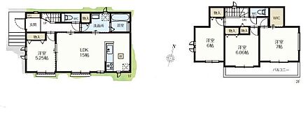 全居室南向きの明るい邸宅♪
収納力豊富なウォークインクローゼットを設置。洋服や小物類など、目的に応じてすっきり美しい収納を実現します☆ 