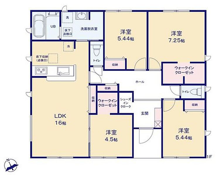 (１号棟)、価格2190万円、4LDK、土地面積246.9m2、建物面積96.46m2