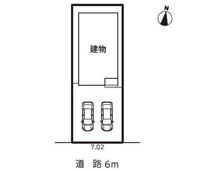 １号棟　２，１９０万円
南面道路で日当たり良好♪