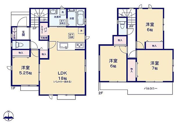 (A号棟)、価格2990万円、4LDK、土地面積200.35m2、建物面積100.21m2