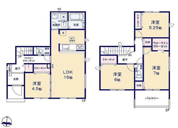 (2号棟)、価格2480万円、4LDK、土地面積212.13m2、建物面積100.19m2
