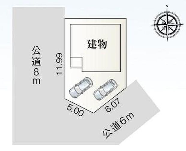 1号棟 3,580万円
2台分のカースペースをご用意しております。