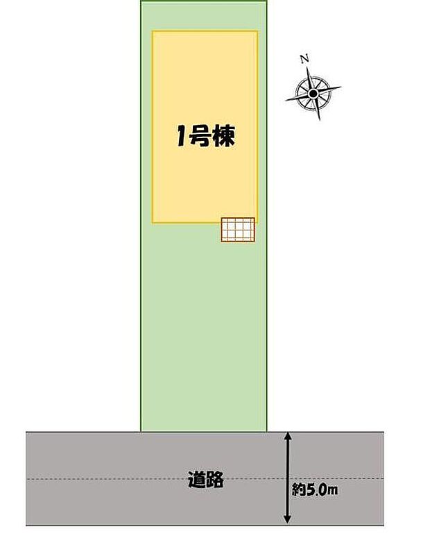 【全体区画図】1号棟 2,680万円
