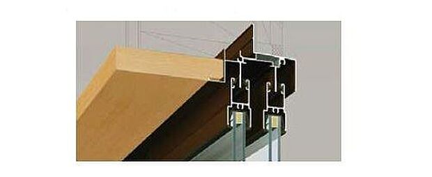 【複層ガラス】複層ガラスを標準採用しています。断熱効果を高めます。