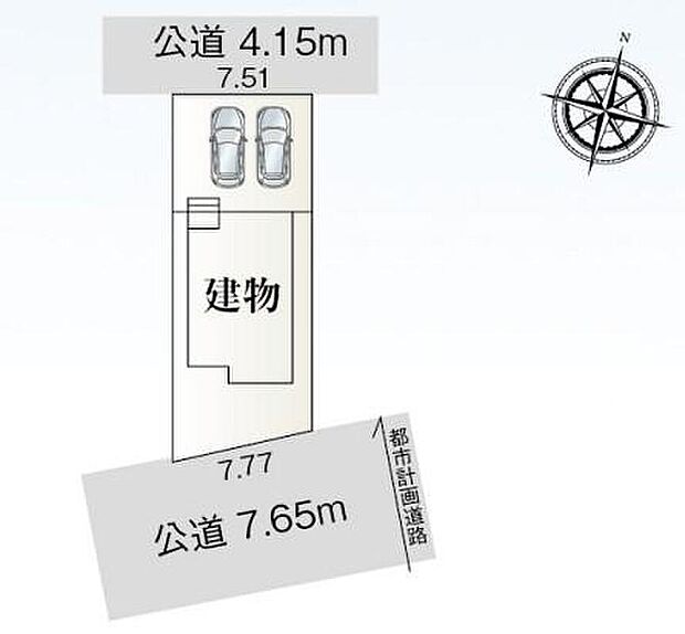 【全体区画図】１号棟　２，６８０万円