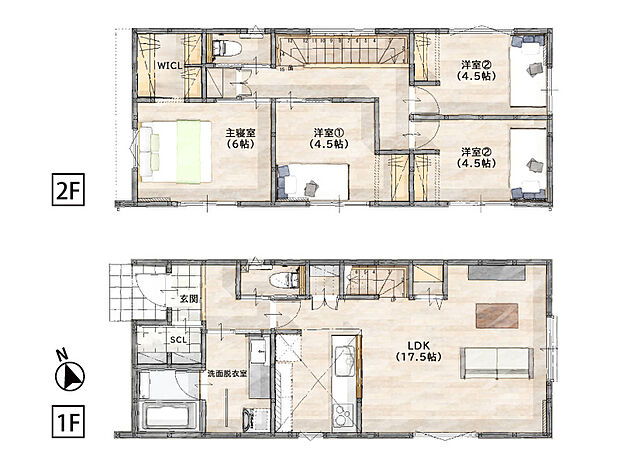 【4LDK】全居室収納付き