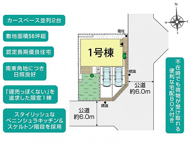 横須賀市ハイランド3丁目2期1棟 区画図