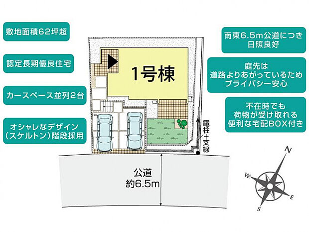 横浜市金沢区釜利谷南4丁目1棟 区画図