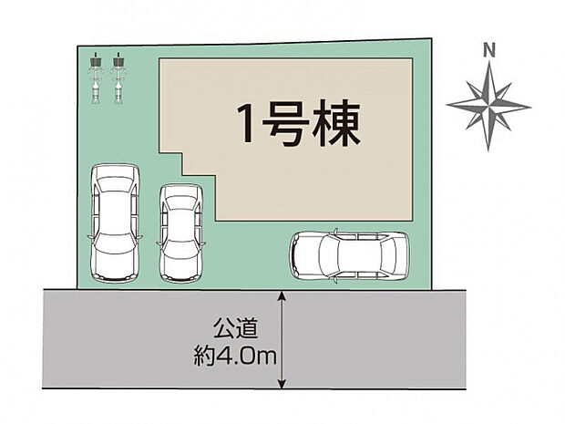 宇都宮市泉が丘7丁目2期1棟 区画図