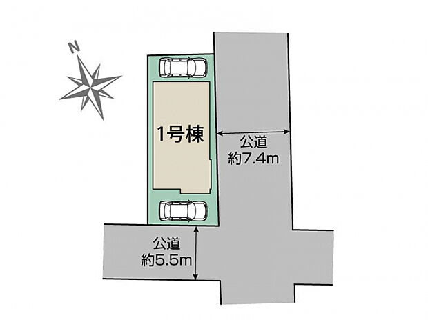 宇都宮市八千代2丁目1棟 区画図