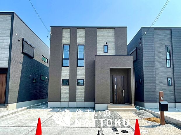 【現地写真（外観）【２号地】】健康被害に配慮したもっとも安全性の高い建材を採用し、シックハウス対策をしております。