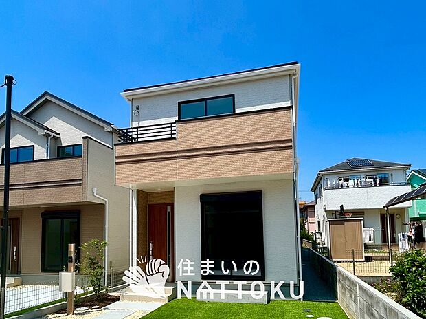 【現地写真(外観)【3号地】】健康被害に配慮したもっとも安全性の高い建材を採用し、シックハウス対策をしております。