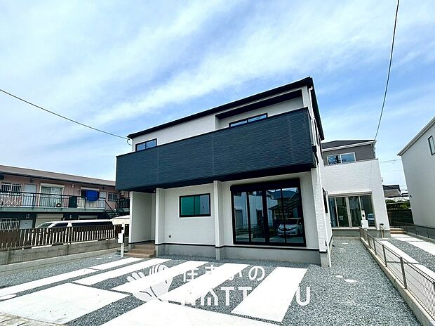 【現地写真(外観)【1号地】】健康被害に配慮したもっとも安全性の高い建材を採用し、シックハウス対策をしております。