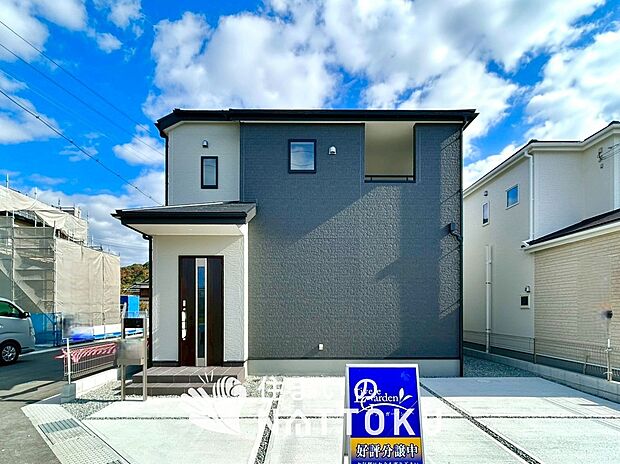 【現地写真（外観）【１号地】】耐震等級最高「３」取得で基準の１.５倍の性能・耐震強度で安心できます。