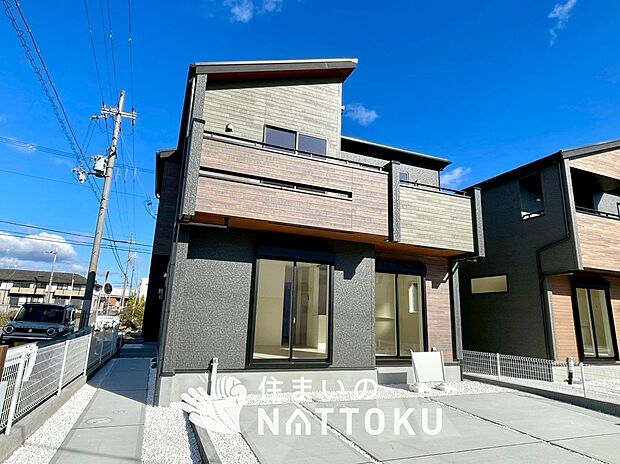 【現地写真(外観)【1号地】 】耐震等級最高「3」取得で基準の1.5倍の性能・耐震強度で安心できます。