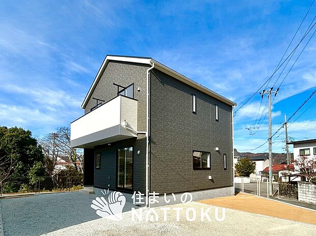 【現地写真（外観）【１号地】】耐震等級最高「３」取得で基準の１.５倍の性能・耐震強度で安心できます。