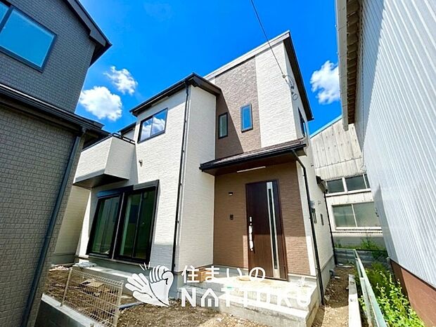 【現地写真(外観)【D号地】】健康被害に配慮したもっとも安全性の高い建材を採用し、シックハウス対策をしております。