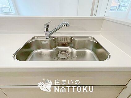 浄水器内臓ハンドシャワー付シンク