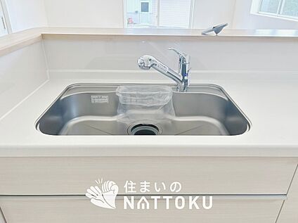 浄水器内臓ハンドシャワー付シンク