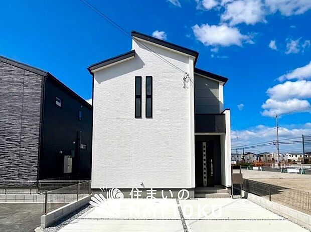【現地写真（外観）【１号地】】耐震等級最高「３」取得で基準の１.５倍の性能・耐震強度で安心できます。