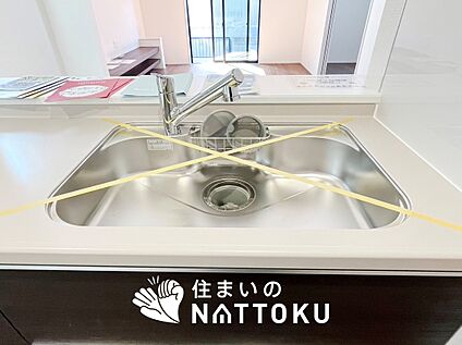 浄水器内臓型ハンドシャワー付シンク